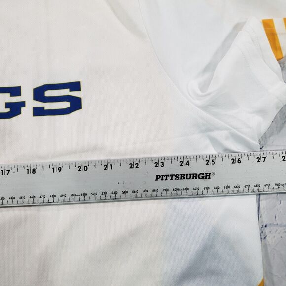 Adidas MENS SIZE 2XL Custom DAWGS White Blue Gold Soccer Jersey Shirt - Picture 4 of 12